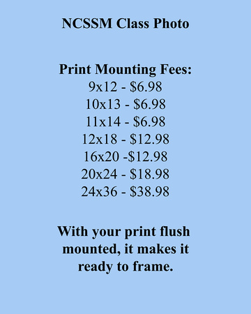 Mounting Fees