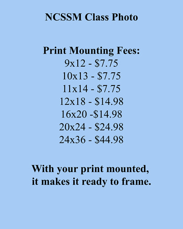 004 Mounting Fees